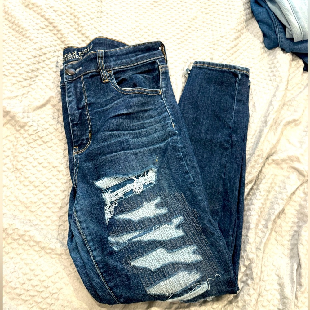 AE high rise super stretch jegging